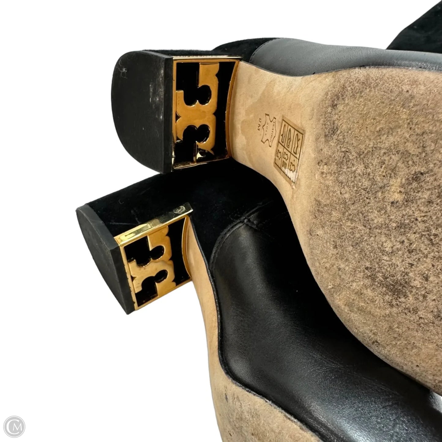 Boots Designer By Tory Burch In Black, Size: 9