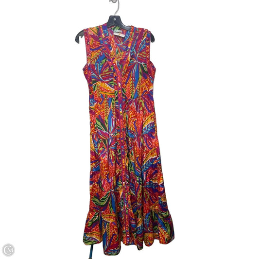 Dress Casual Midi By Cma In Multi-colored, Size: S