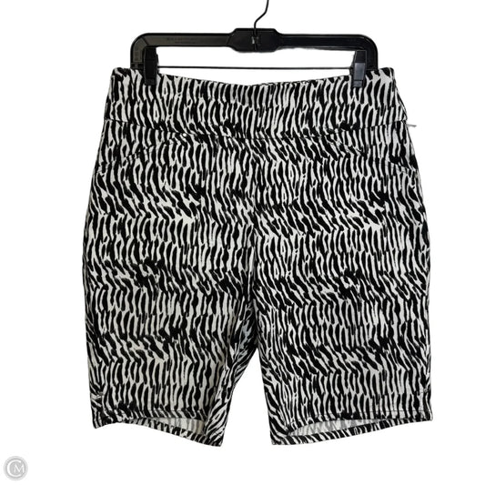 Shorts By Inc In Black & White, Size: 10