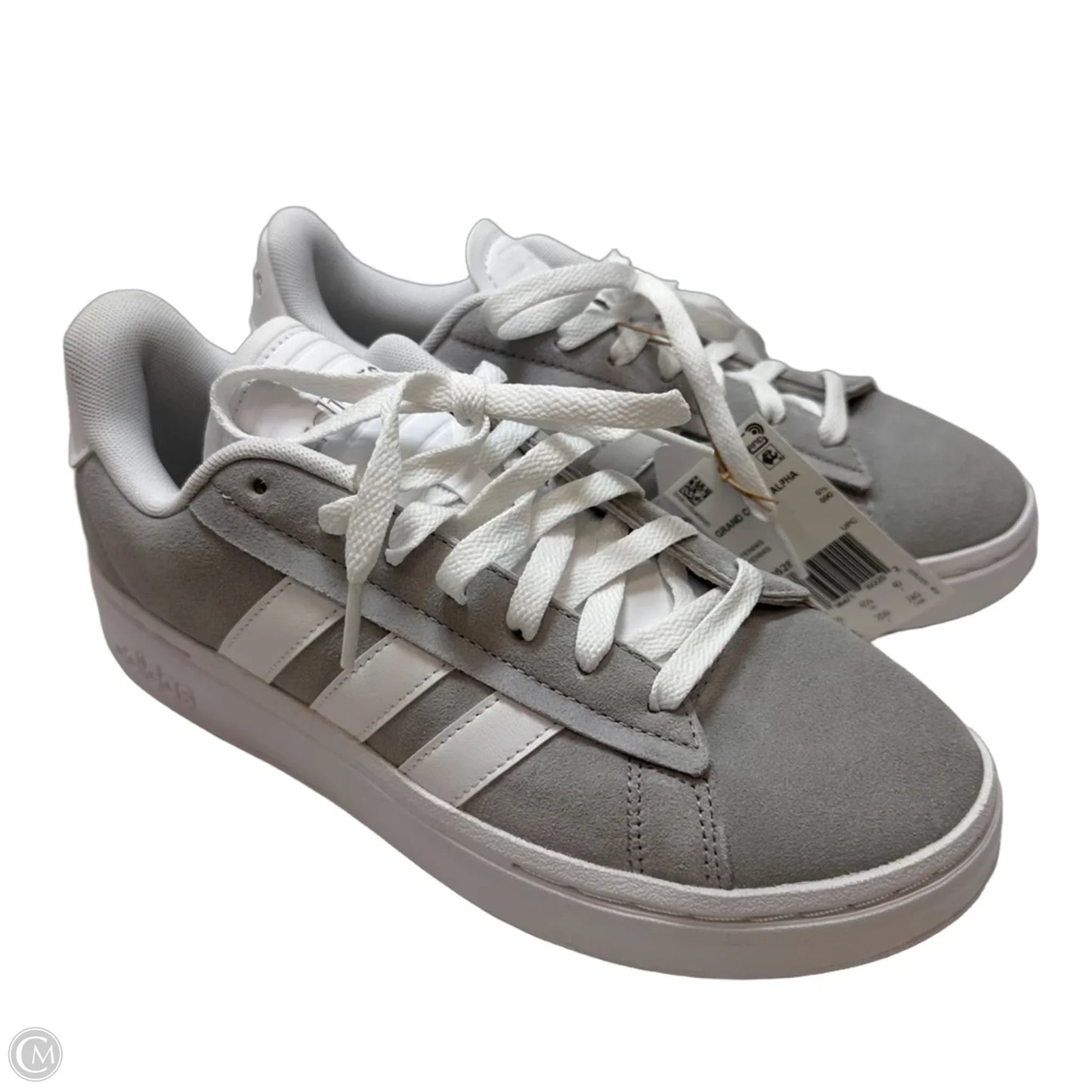 Shoes Athletic By Adidas In Grey, Size: 8