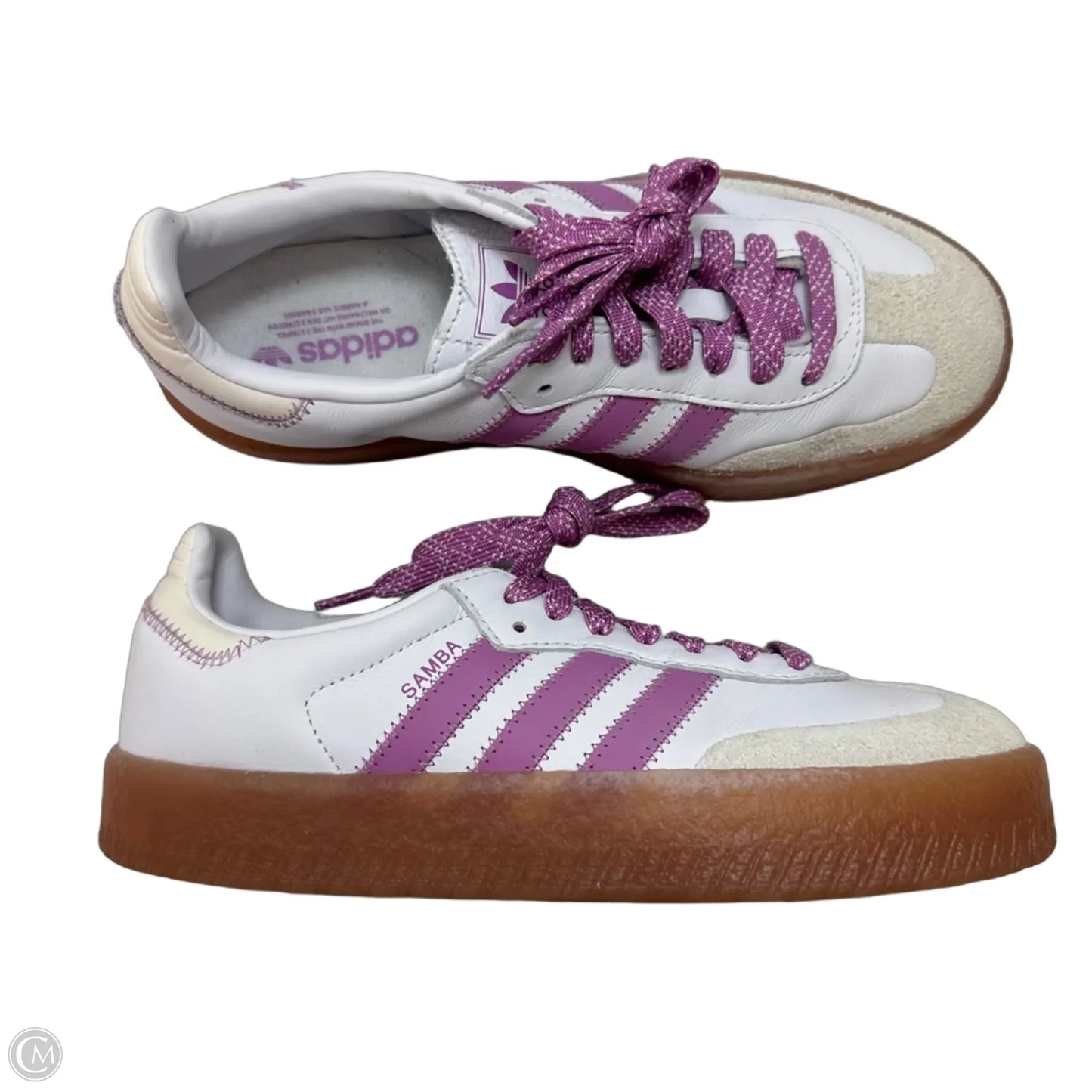 Shoes Athletic By Adidas In White, Size: 7.5
