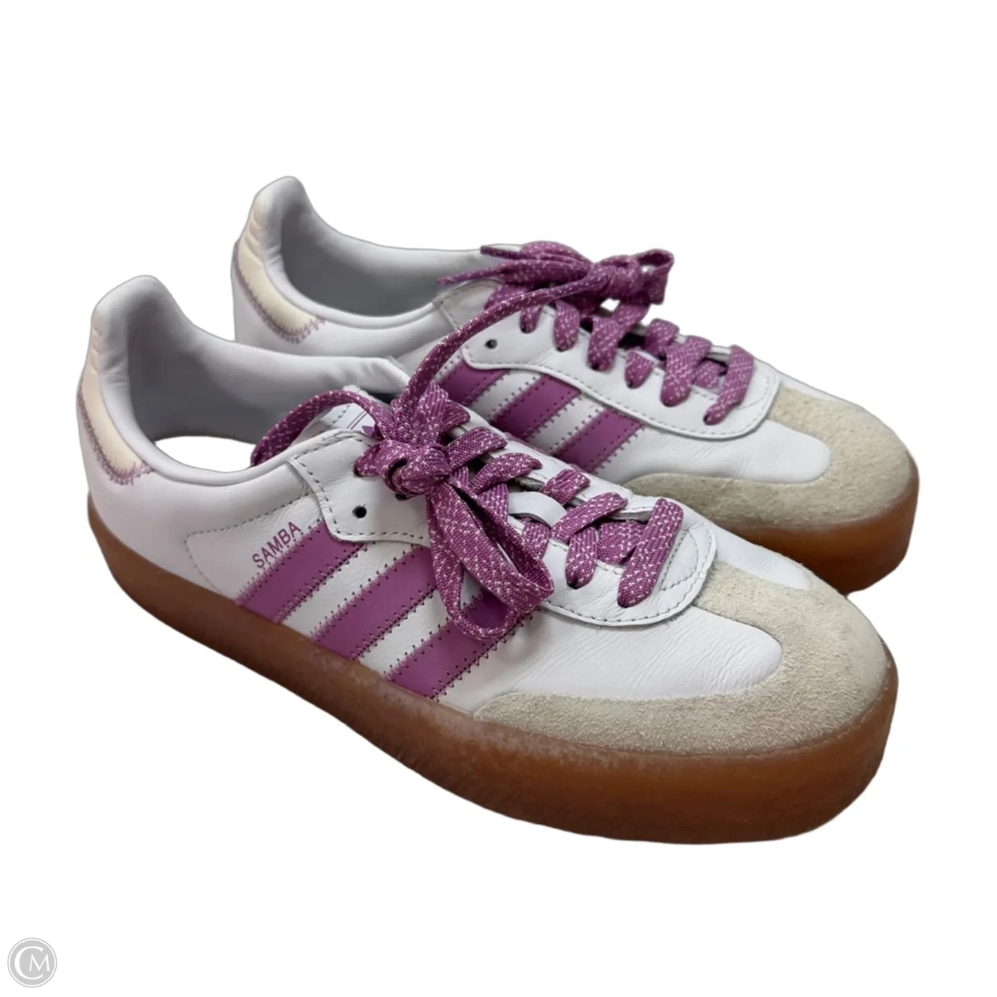 Shoes Athletic By Adidas In White, Size: 7.5