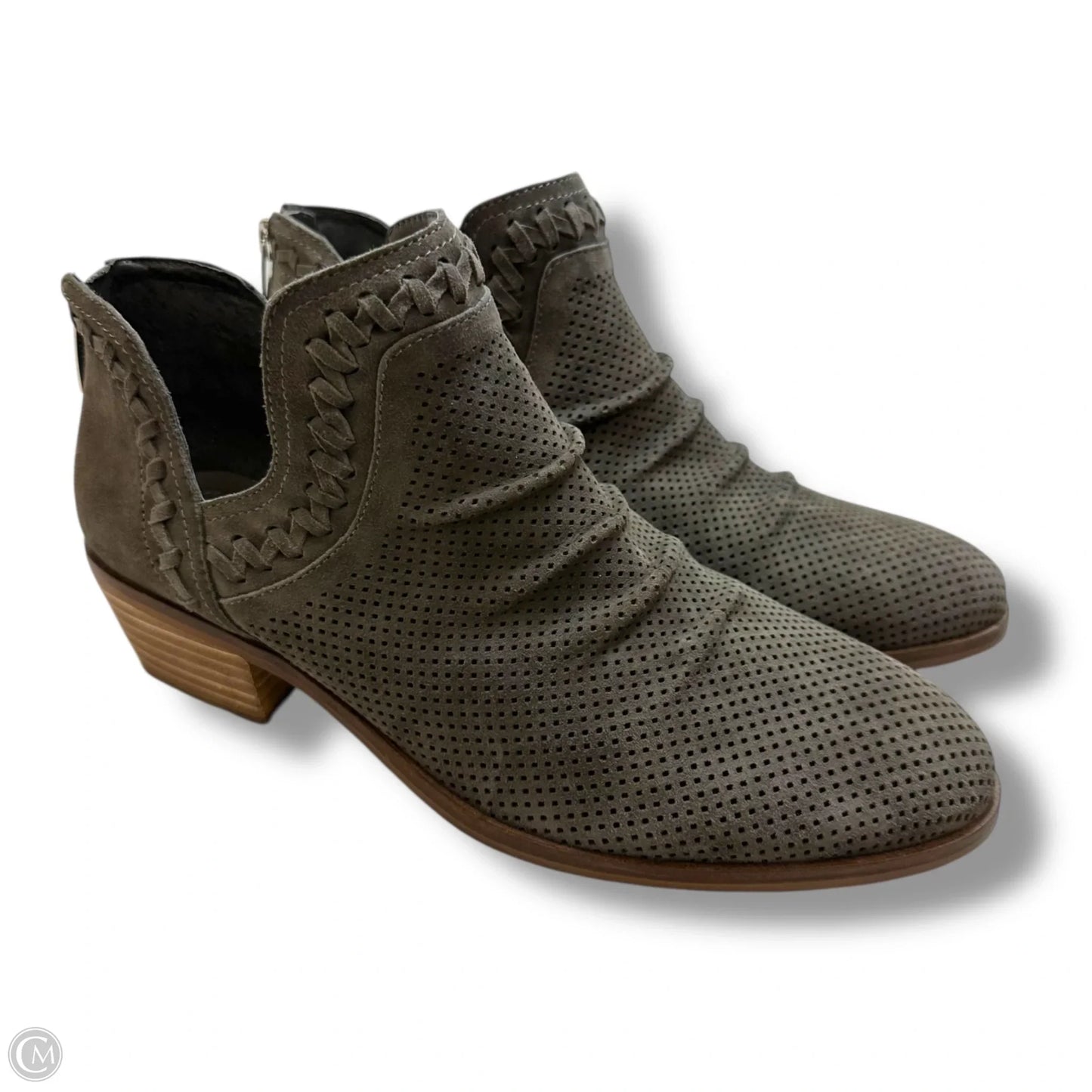 Boots Ankle Flats By Vince Camuto In Grey, Size: 8.5