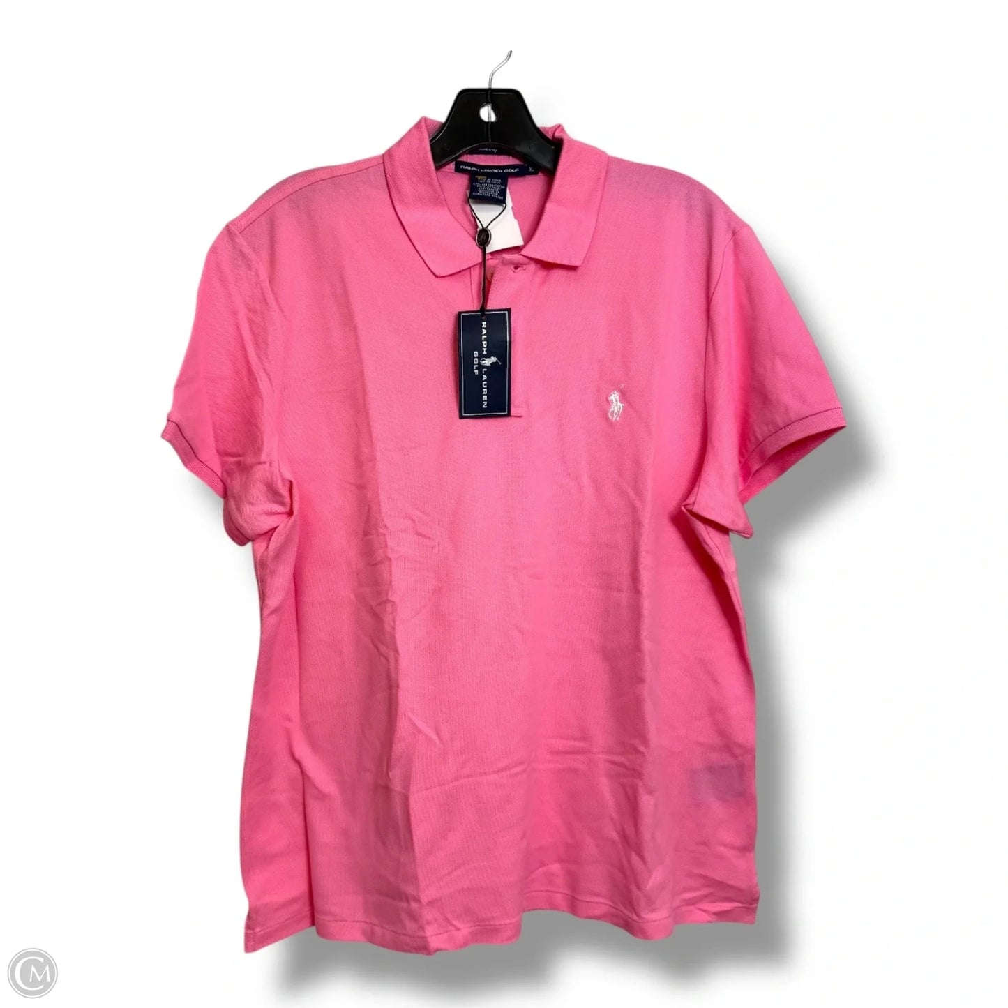 Top Short Sleeve By Ralph Lauren In Pink, Size: Xl