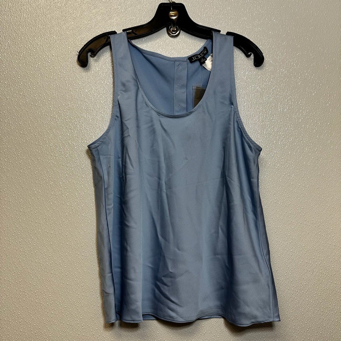 Blue Top Sleeveless J Crew O, Size M