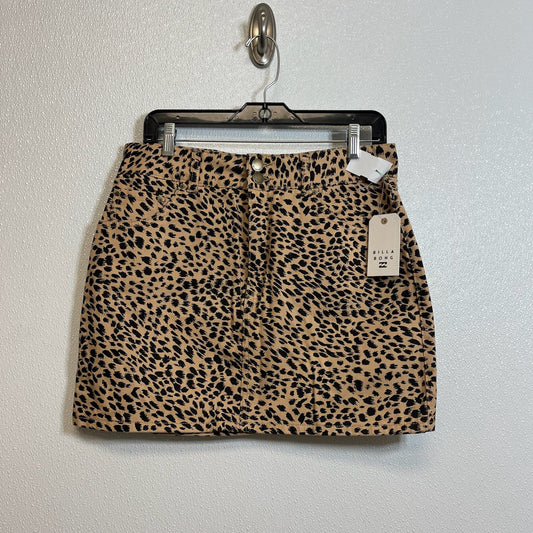Leopard Print Skirt Midi Billabong, Size 12