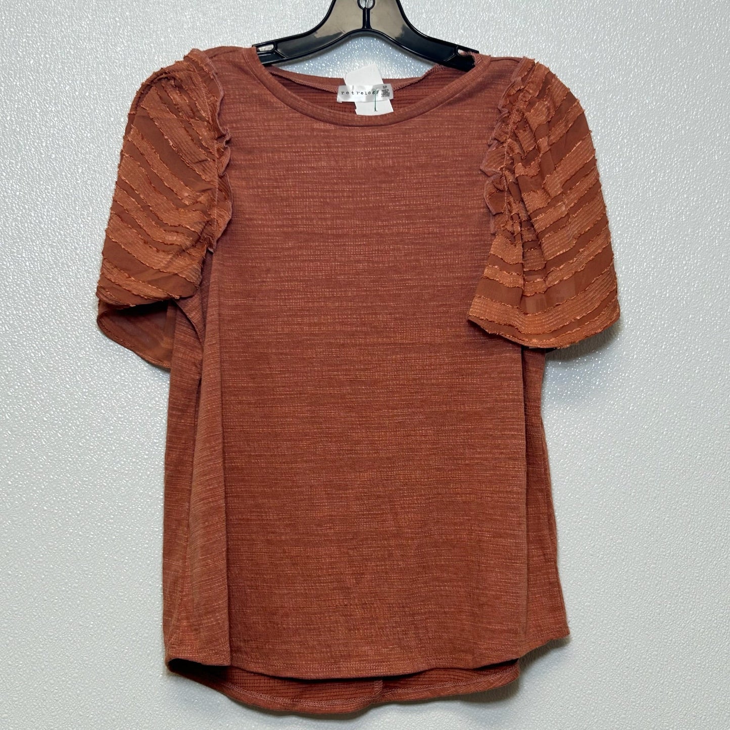 Rust Top Short Sleeve Retrology, Size S