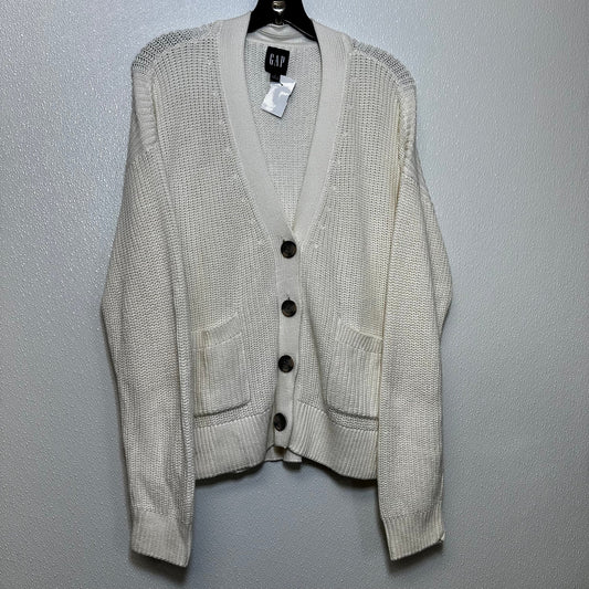 White Cardigan Gap O, Size L