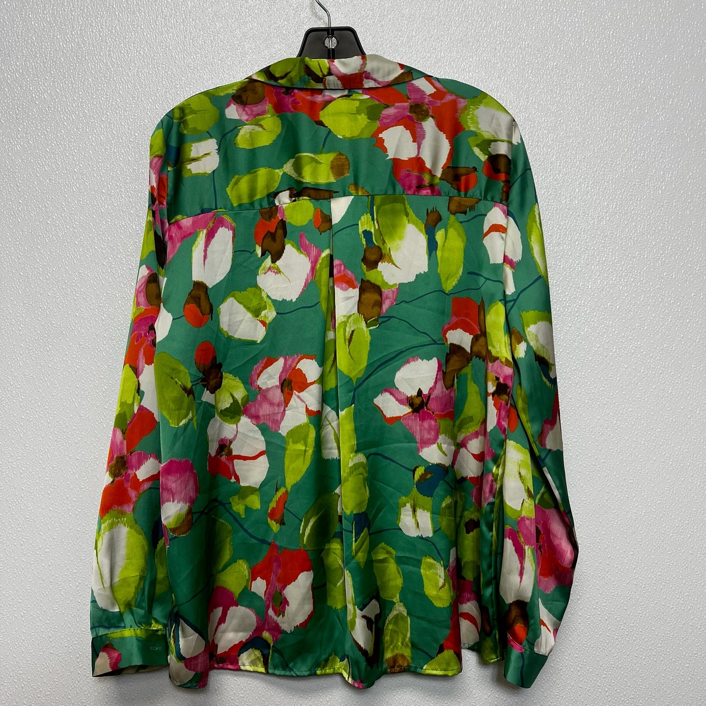 Top Long Sleeve By Zara In Multi-colored, Size: L