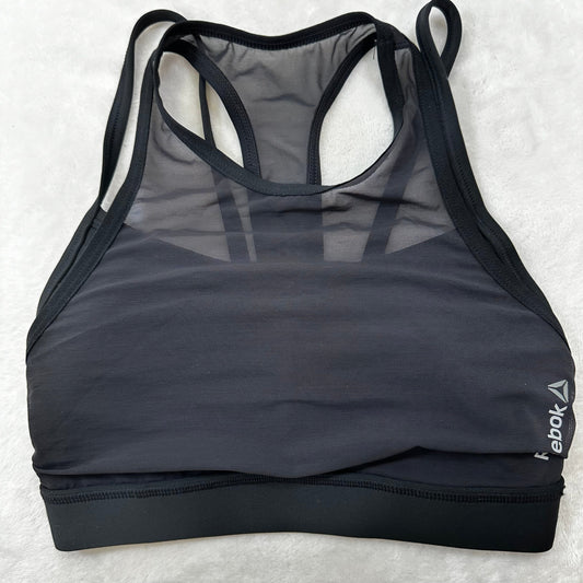 Athletic Bra By Reebok In Black, Size: Xs