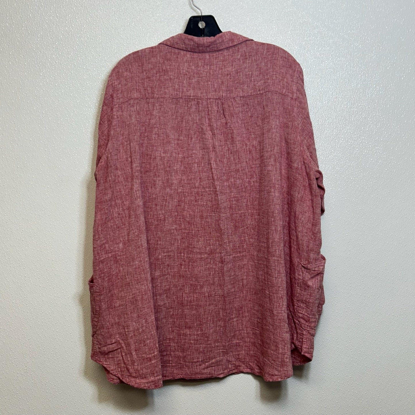 Red Top Long Sleeve Jones New York O, Size 1x