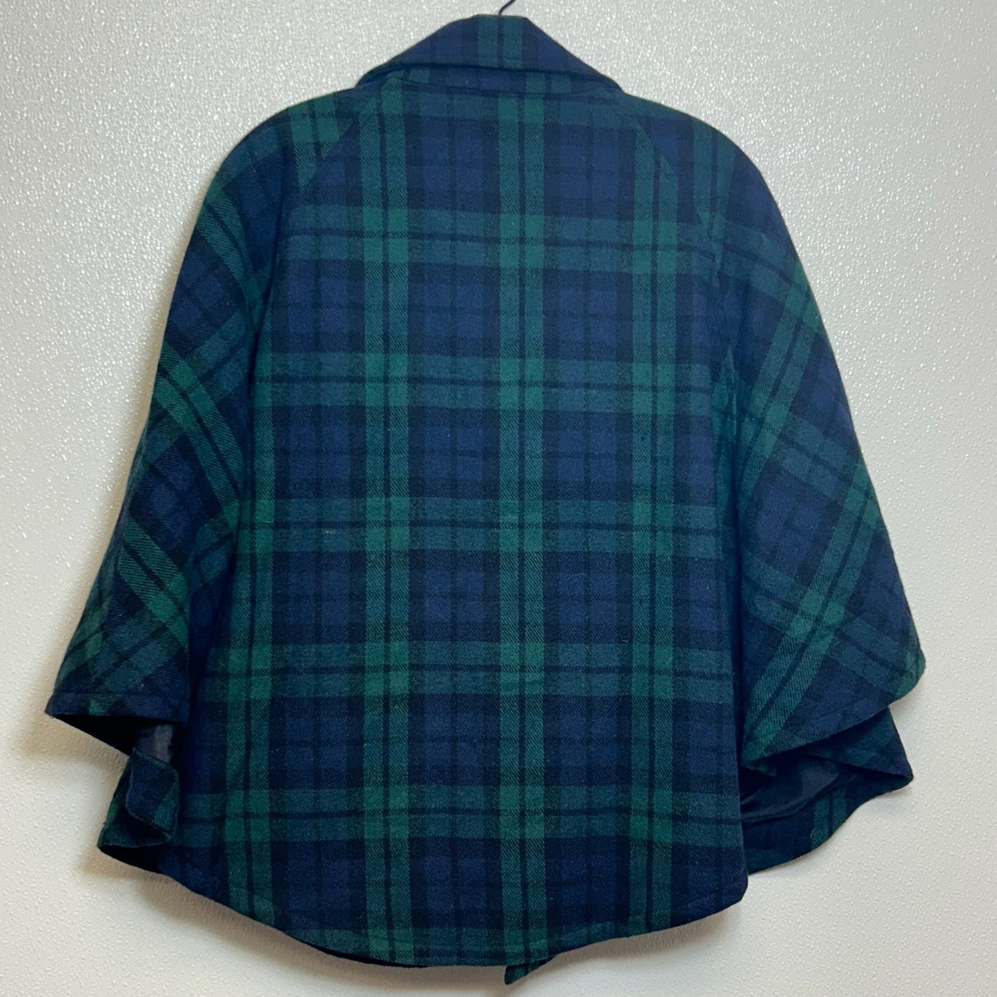 Plaid Poncho Mudpie, Size Os