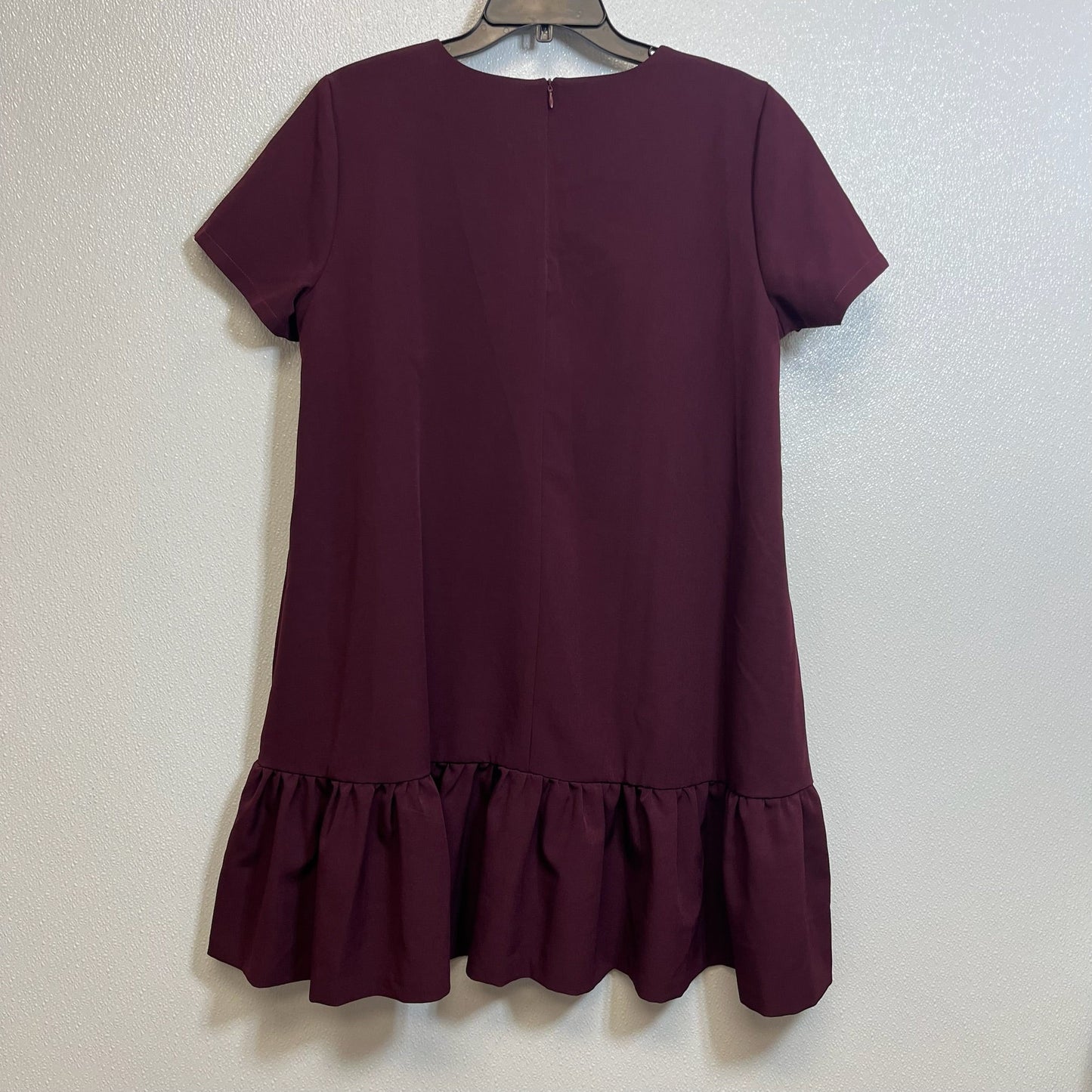 Burgundy Dress Casual Short Clothes Mentor, Size 2x