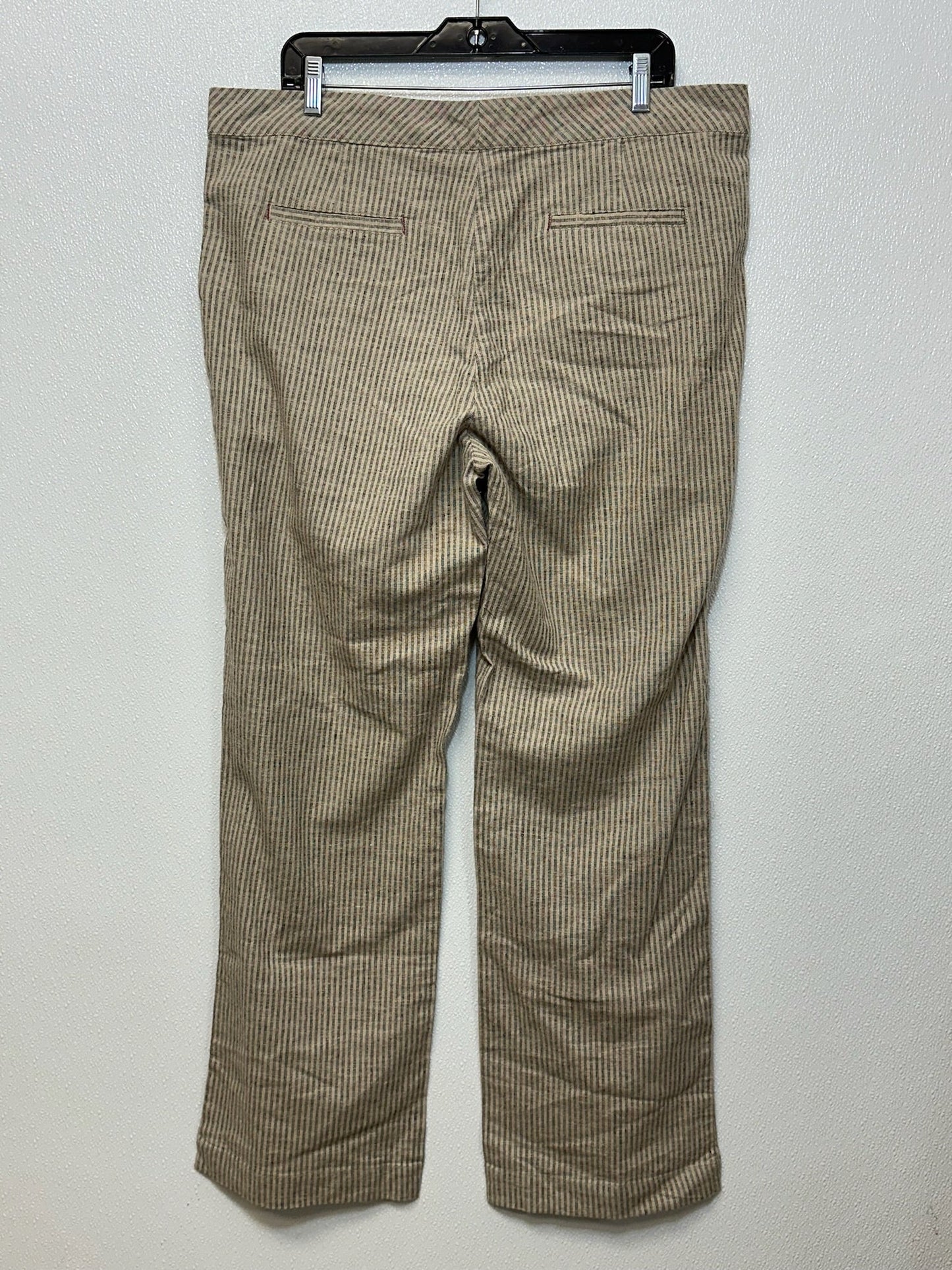 Striped Pants Linen Sundance, Size 16