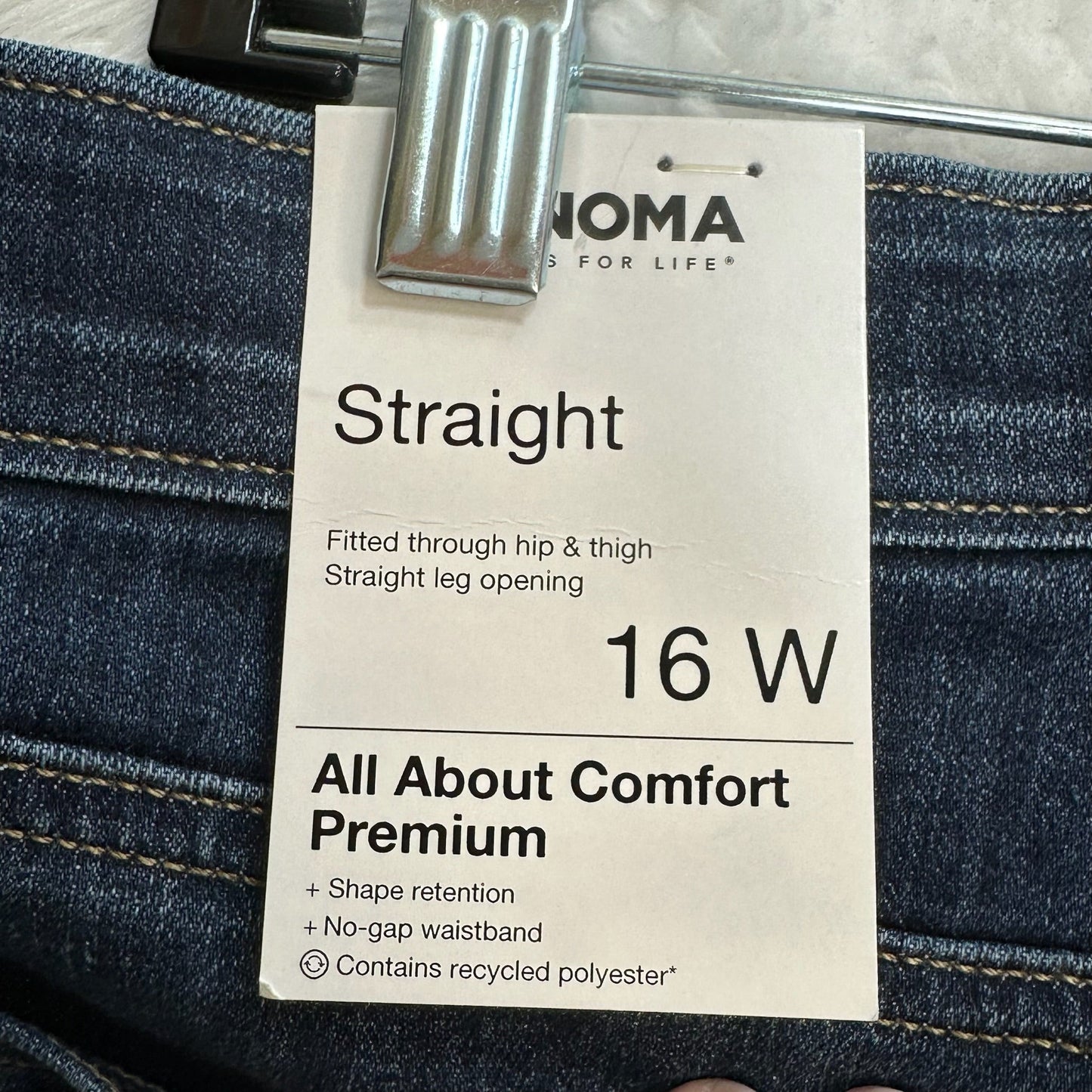 Denim Jeans Boot Cut Sonoma O, Size 16