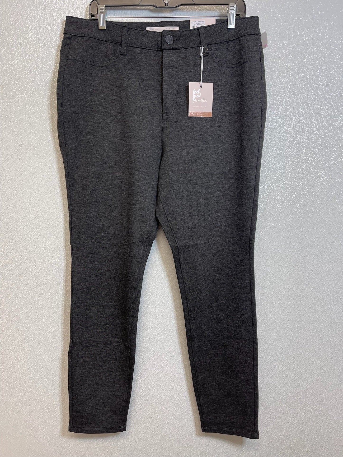 Grey Pants Ankle Lc Lauren Conrad, Size Xl