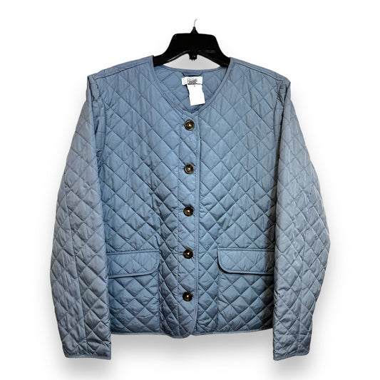 Jacket Other By Croft And Barrow O In Slate Blue, Size: L