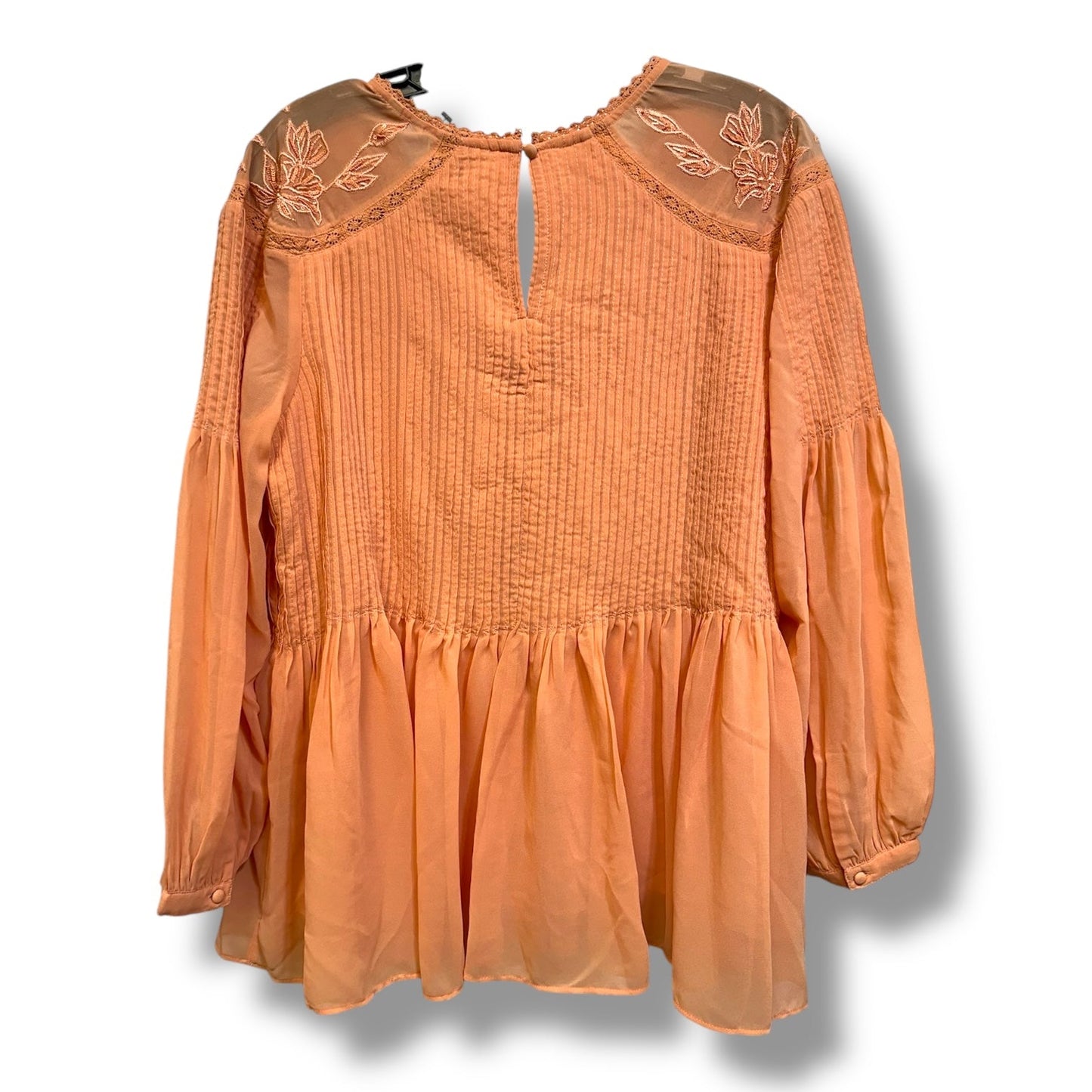 Top Long Sleeve By Soft Surroundings In Coral, Size: S