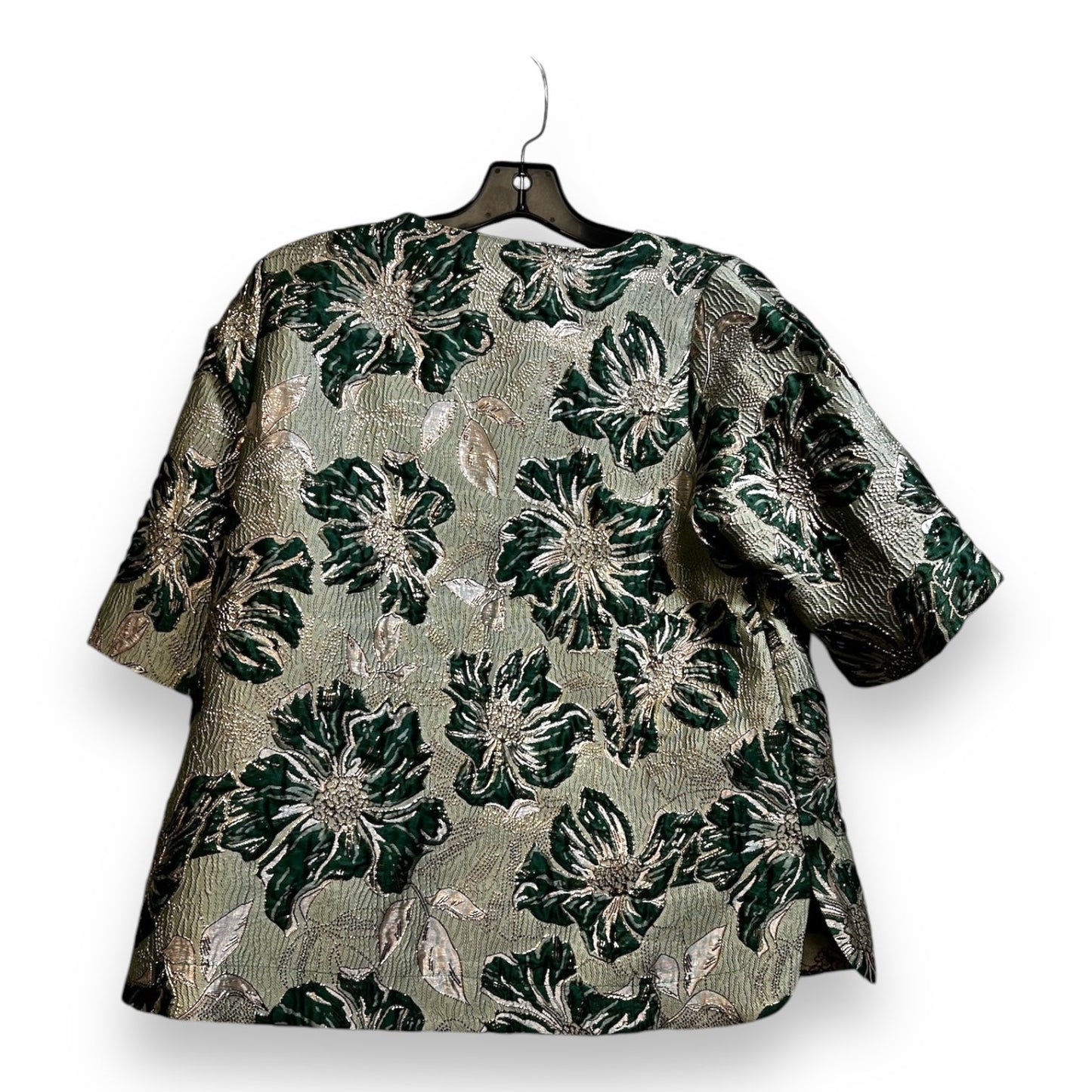 Top Short Sleeve By Umgee In Floral Print, Size: S