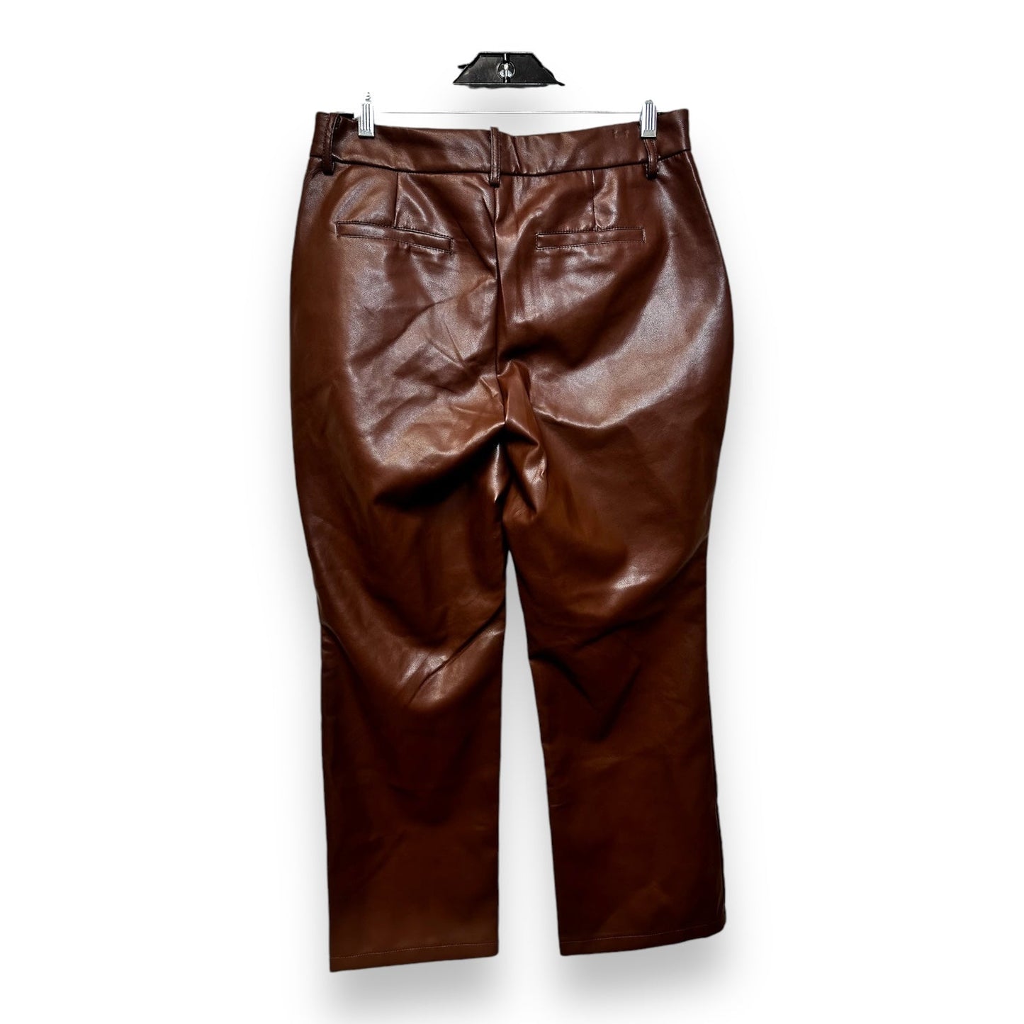 Cropped kick flare Pants By BAGATELLE In Brown, Size: M