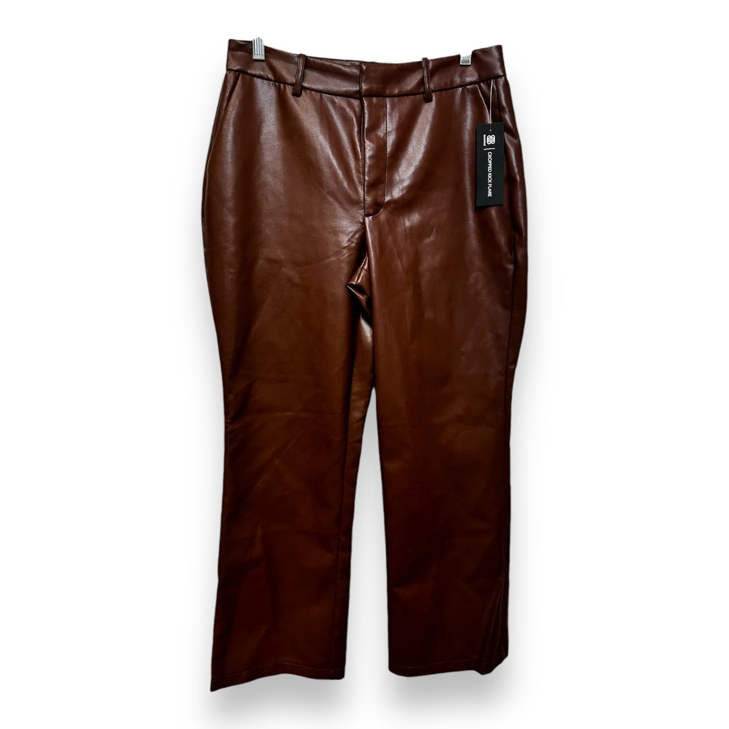 Cropped kick flare Pants By BAGATELLE In Brown, Size: M