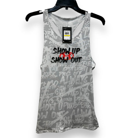 Athletic Tank Top By Under Armour In Grey, Size: M