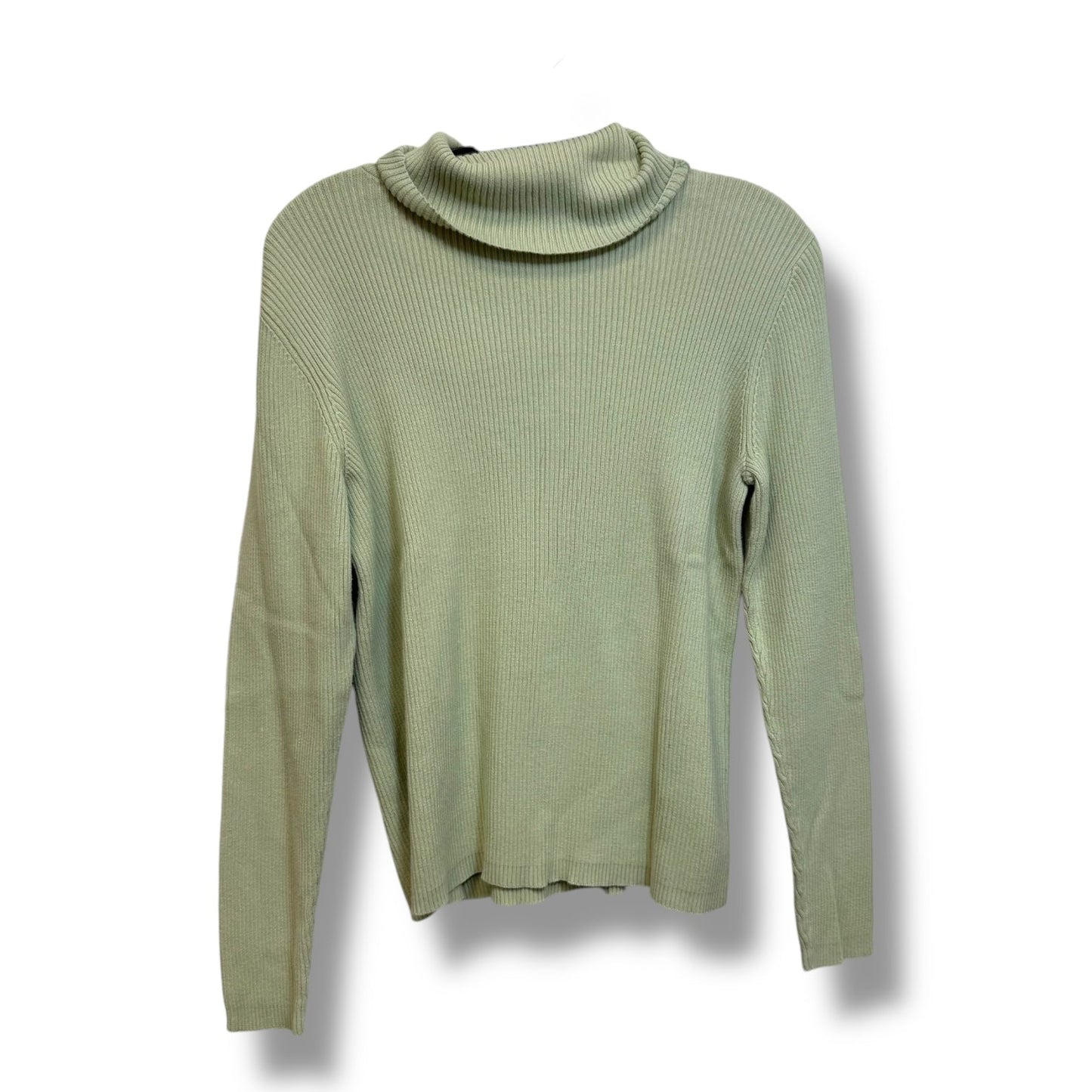 Sweater By Karen Scott In Green, Size: L