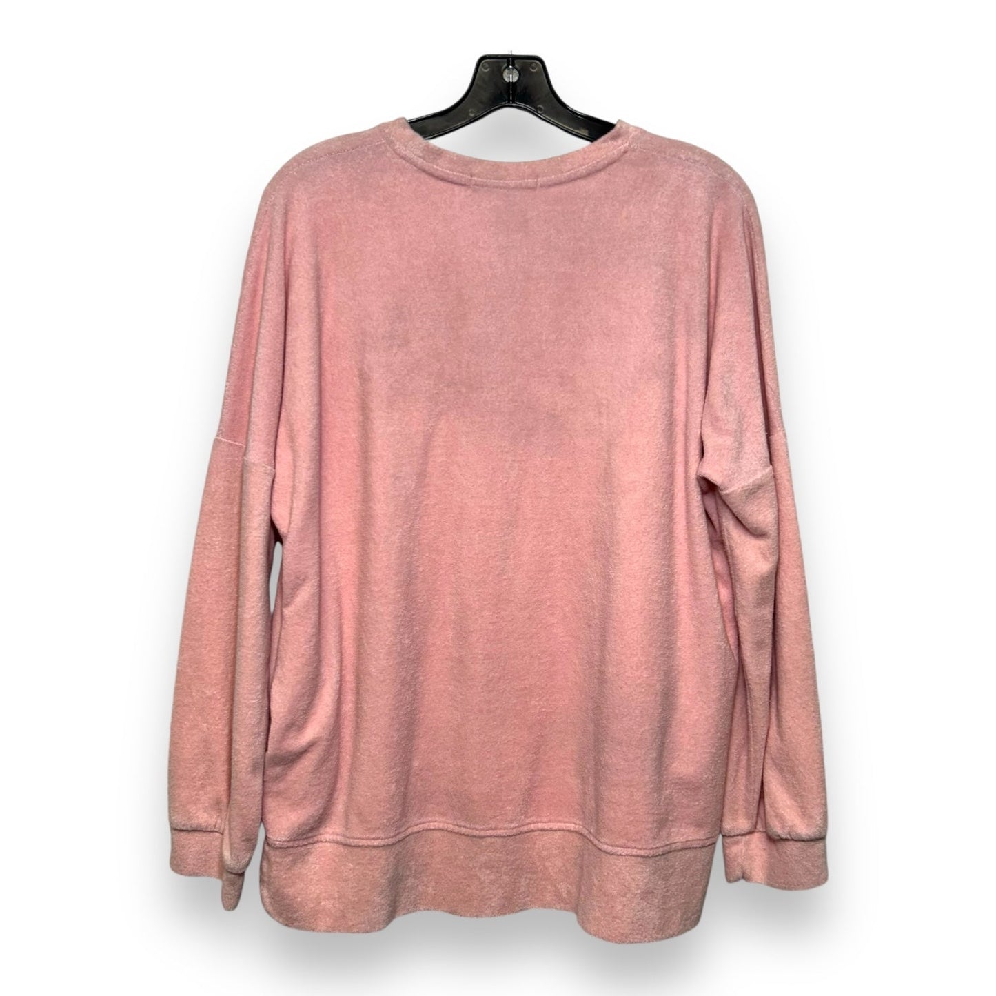 Top Long Sleeve By Simply Southern In Pink, Size: Xl