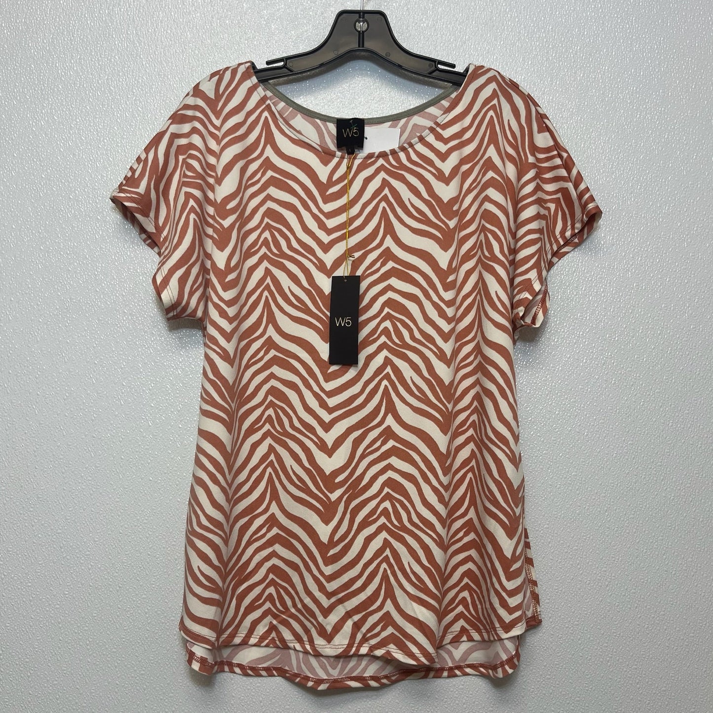 Animal Print Top Short Sleeve W5, Size M