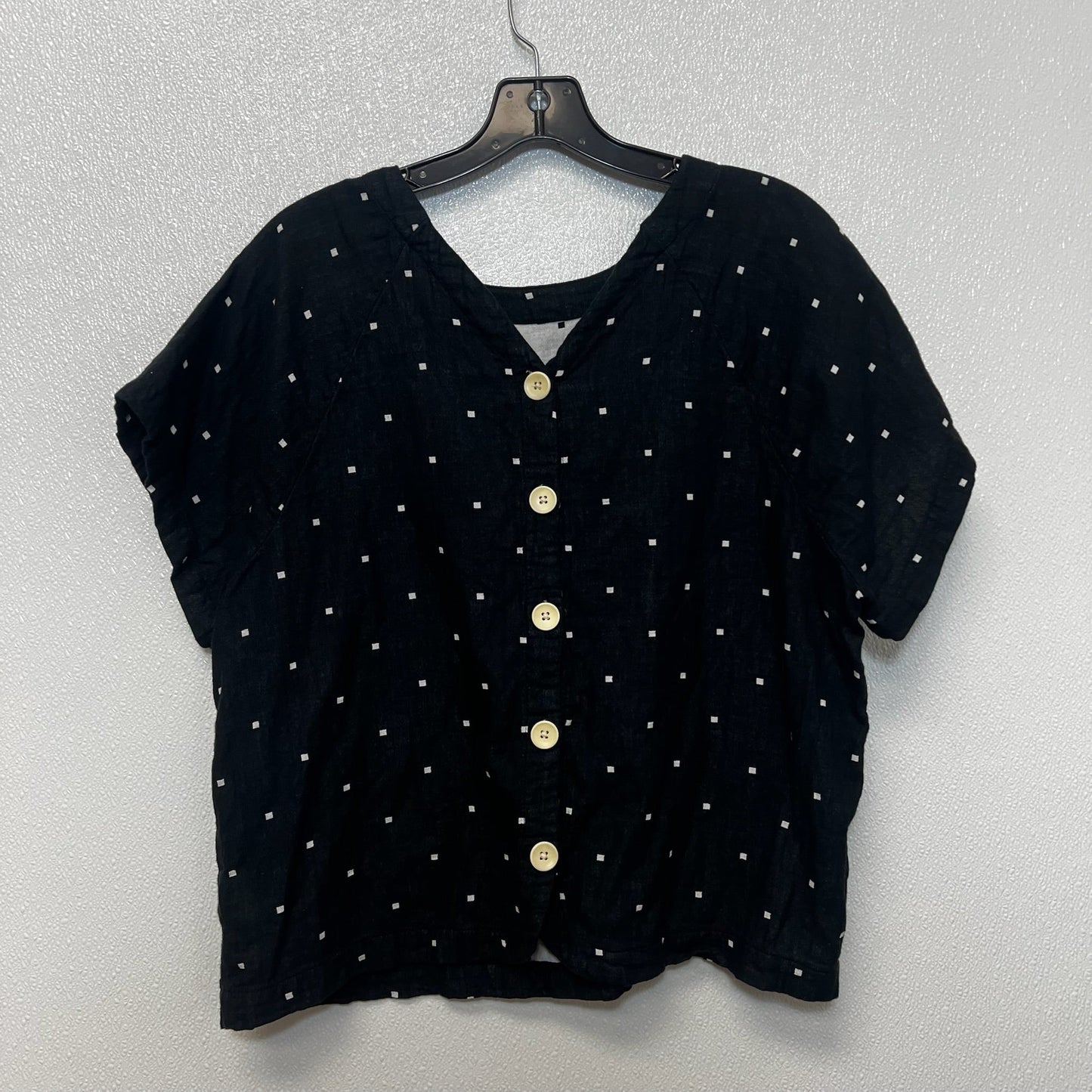 Top Short Sleeve By Madewell In Black, Size: L