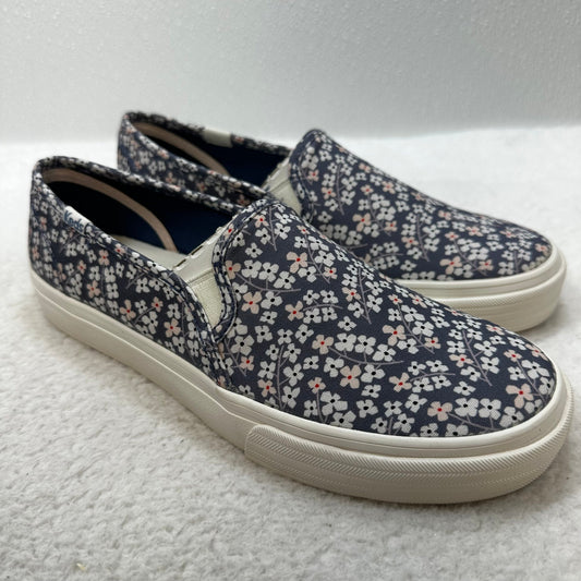 Blue Shoes Flats Boat Keds, Size 7