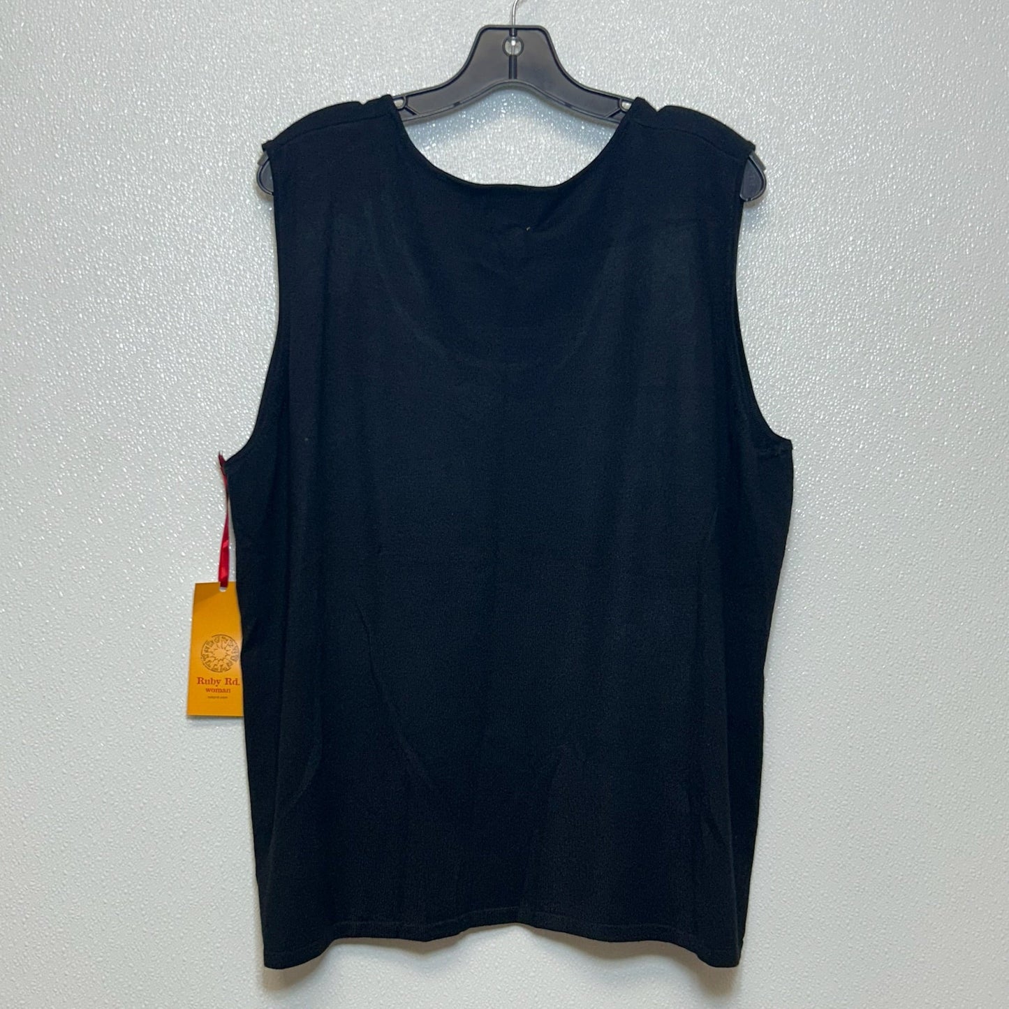 Top Sleeveless By Ruby Rd In Black, Size: 3x