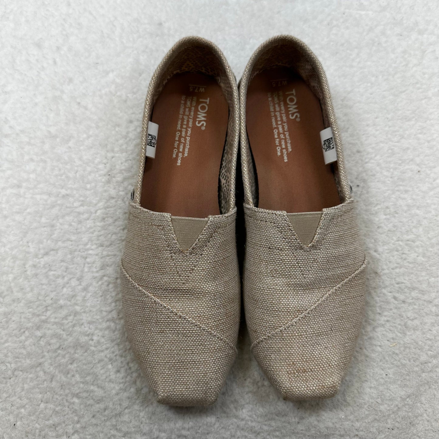 Shoes Flats Ballet By Toms In Tan, Size: 7.5