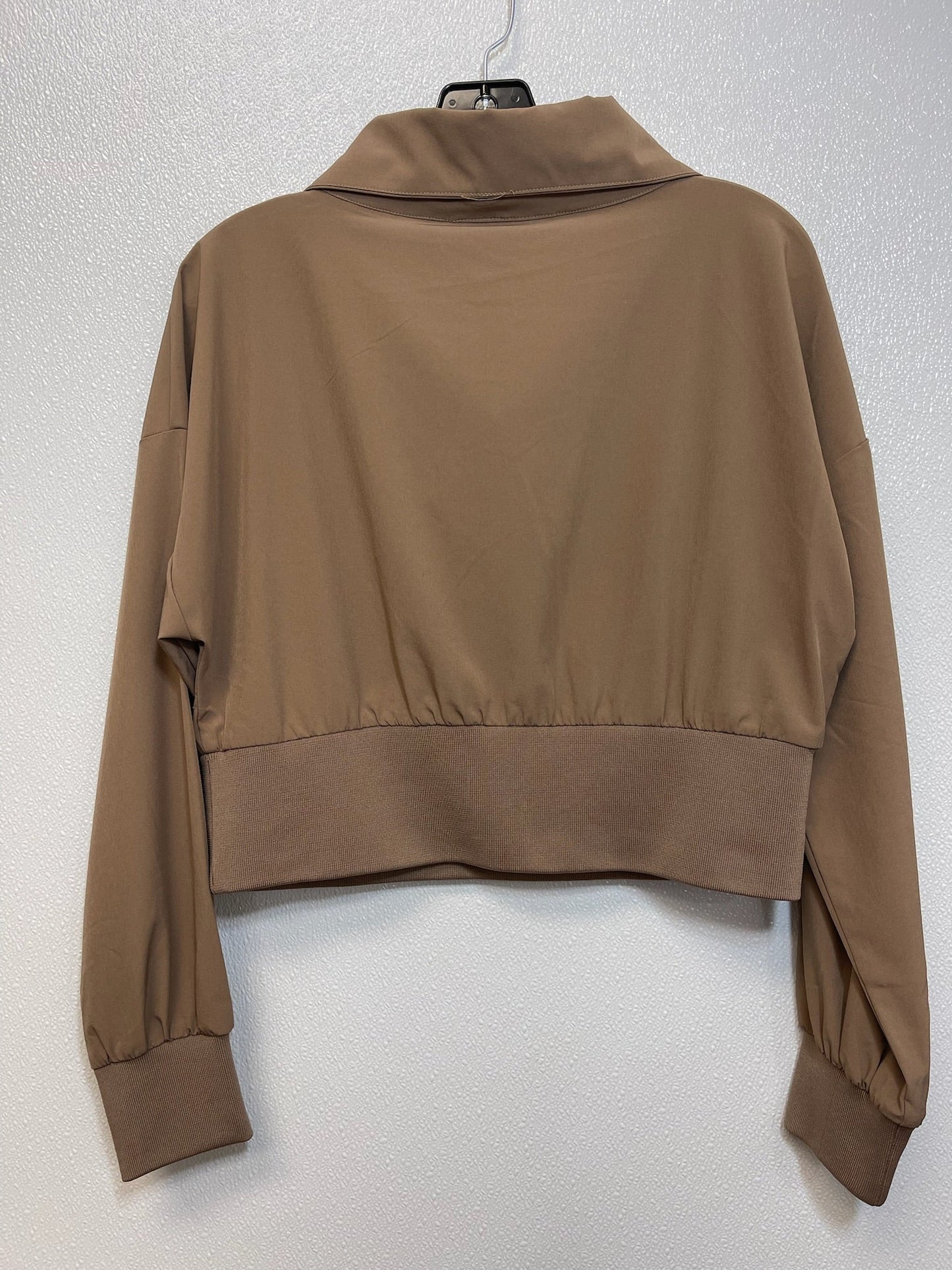 Athletic Sweatshirt Crewneck By New York And Co O In Tan, Size: M