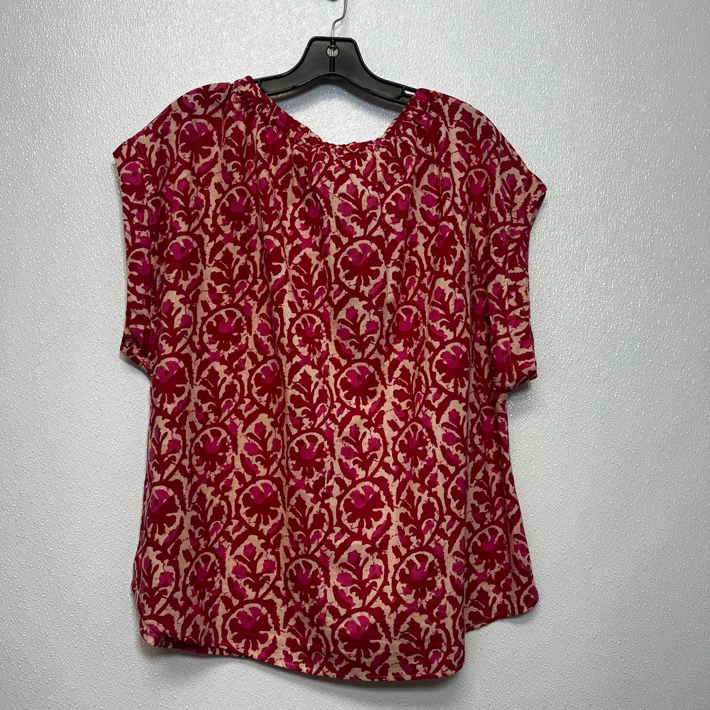 Top Short Sleeve By Dylan In Pink, Size: Large