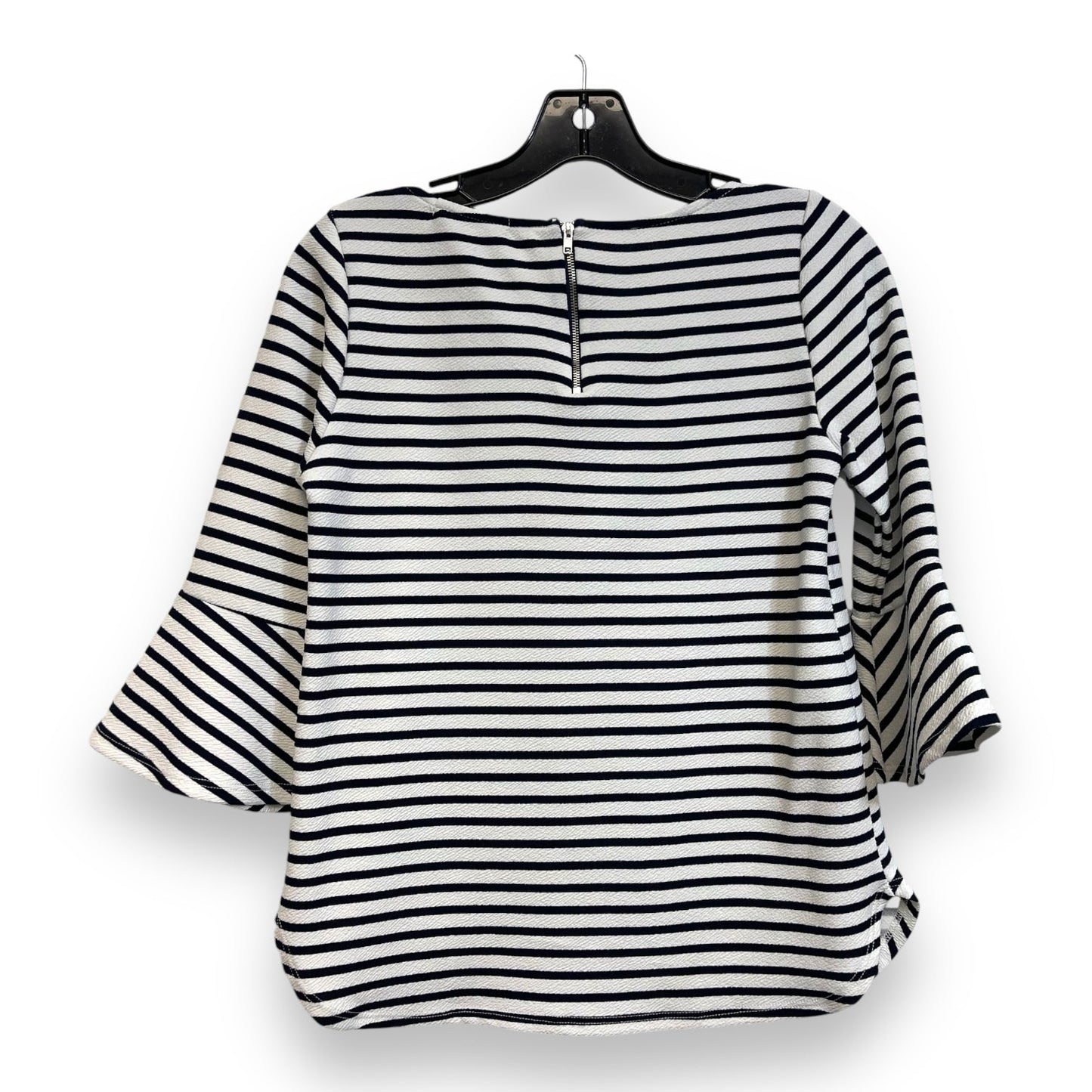 Top 3/4 Sleeve By Green Envelope In Striped, Size: S