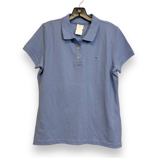 Top Short Sleeve By Vineyard Vines In Blue, Size: M