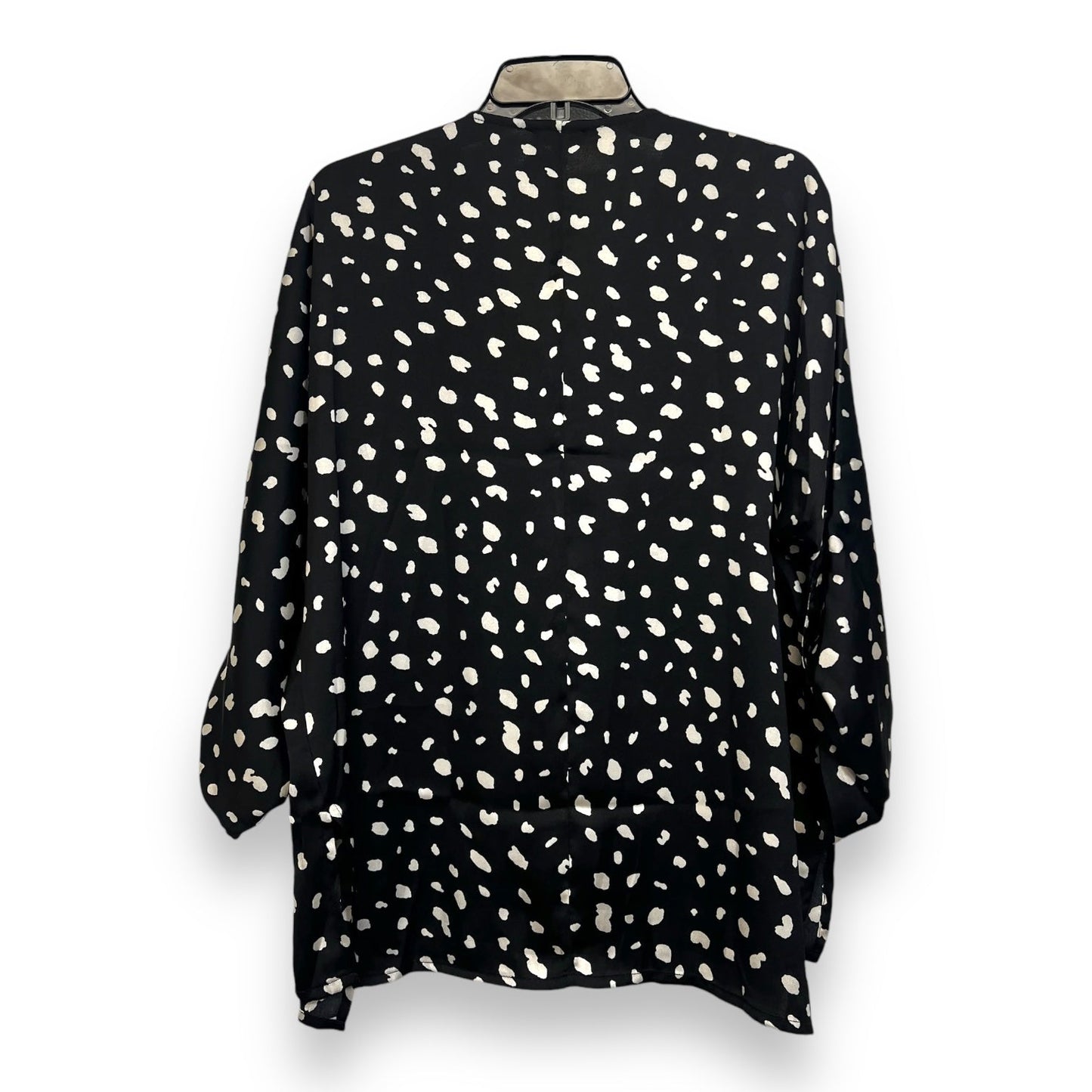 Top Long Sleeve By Jodifl In Black & Cream, Size: S