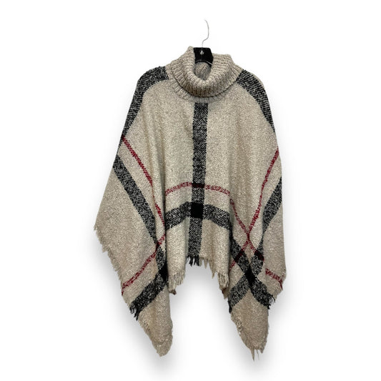 Poncho By Clothes Mentor In Multi-colored, Size: L