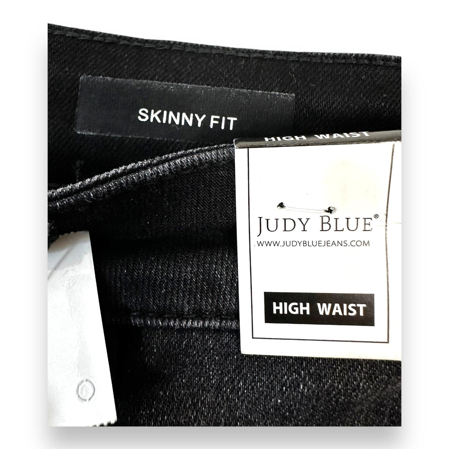 High waist Jeans Skinny By Judy Blue In Black, Size: 12