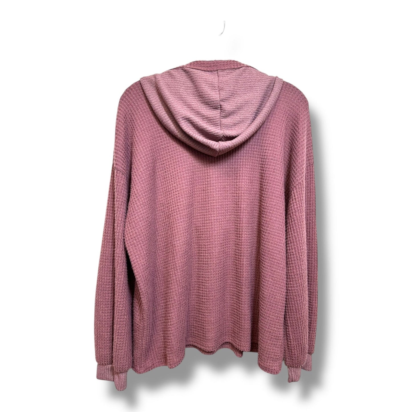 Top Long Sleeve By Bibi In Mauve, Size: M