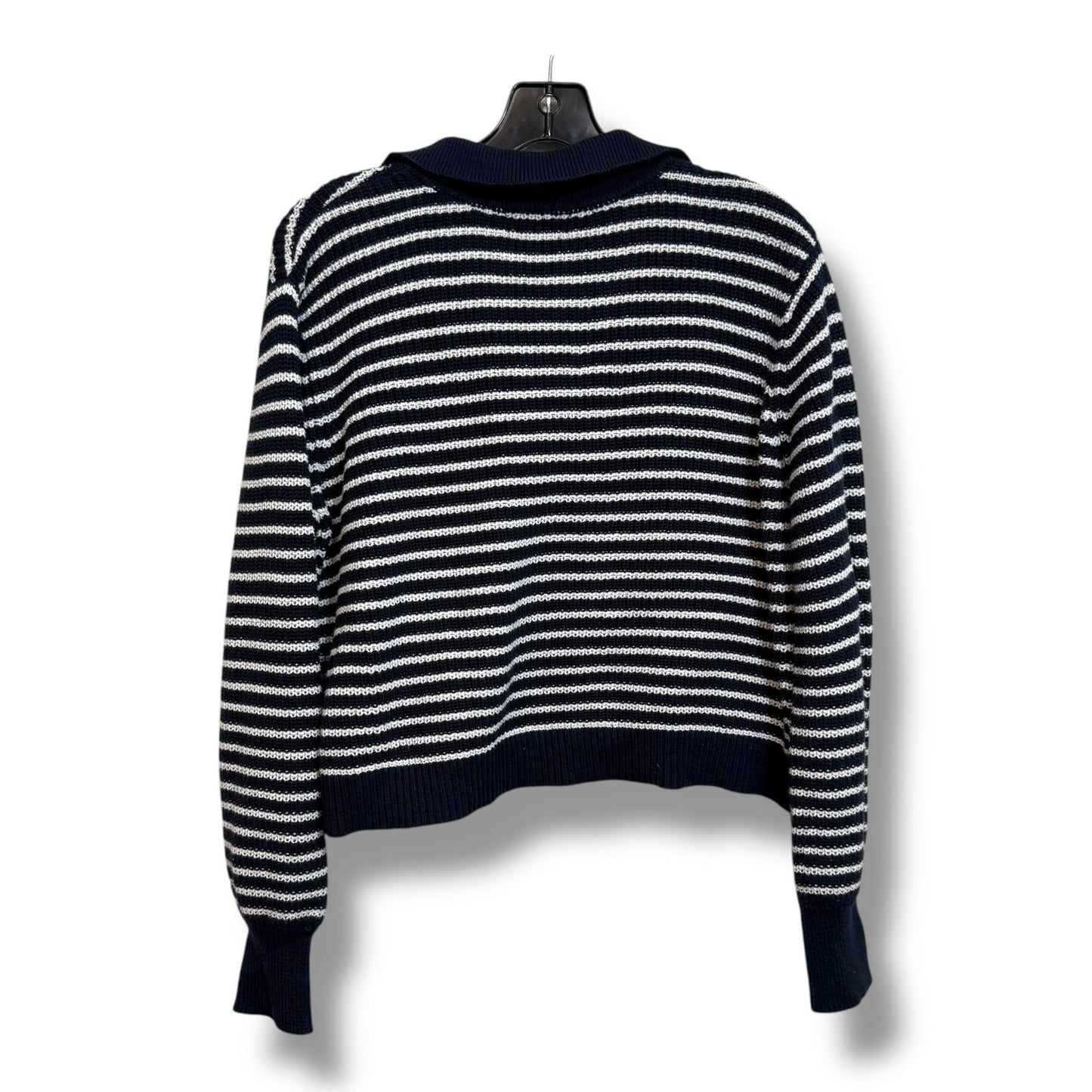 Sweater By Clothes Mentor In Striped Pattern, Size: M