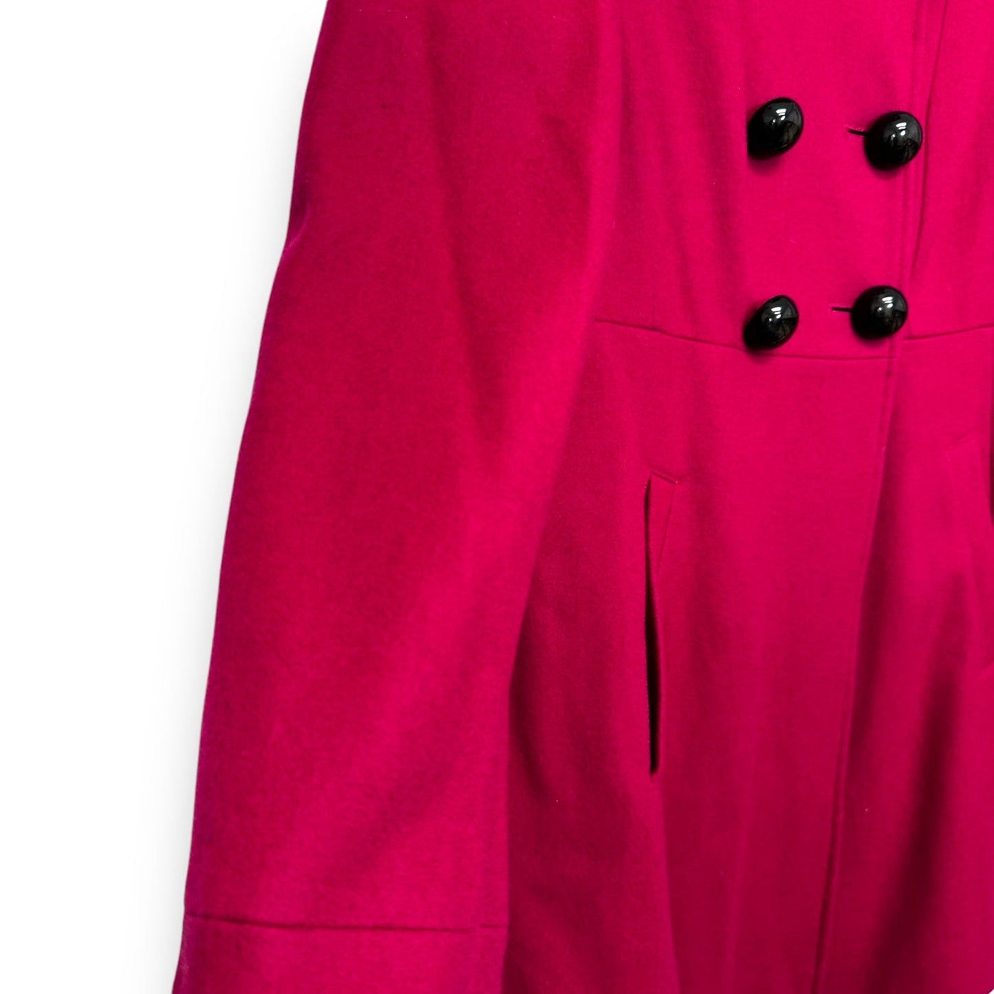 Coat Peacoat By Guess In Pink, Size: S