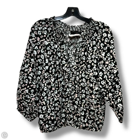 Top Long Sleeve By Sanctuary In Floral Print, Size: L