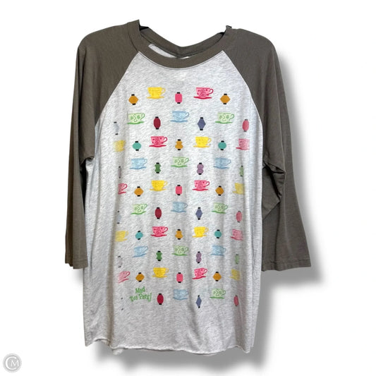 Top Long Sleeve By Disney Store In Grey, Size: L