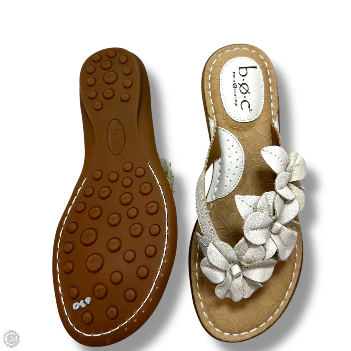 Sandals Flats By Boc In Ivory, Size: 7