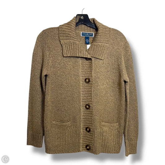 Sweater Cardigan By Karen Scott In Brown, Size: Sp