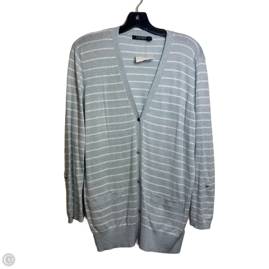 Cardigan By Lauren By Ralph Lauren In Blue, Size: L