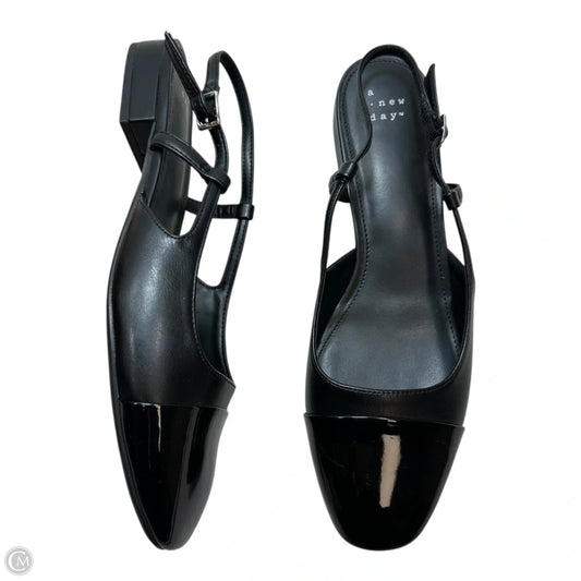 Shoes Flats By A New Day In Black, Size: 9