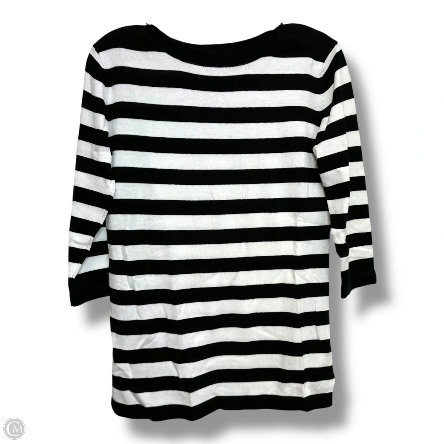 Top Long Sleeve By Belle By Kim Gravel In Striped Pattern, Size: Xxs